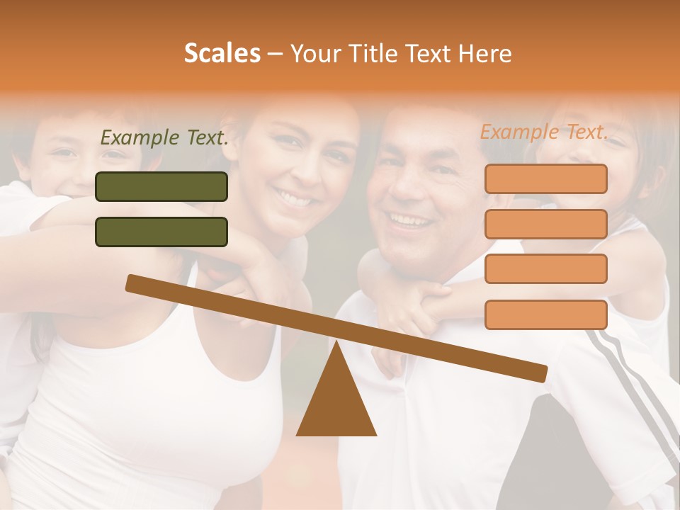 Fitness Match Smile PowerPoint Template