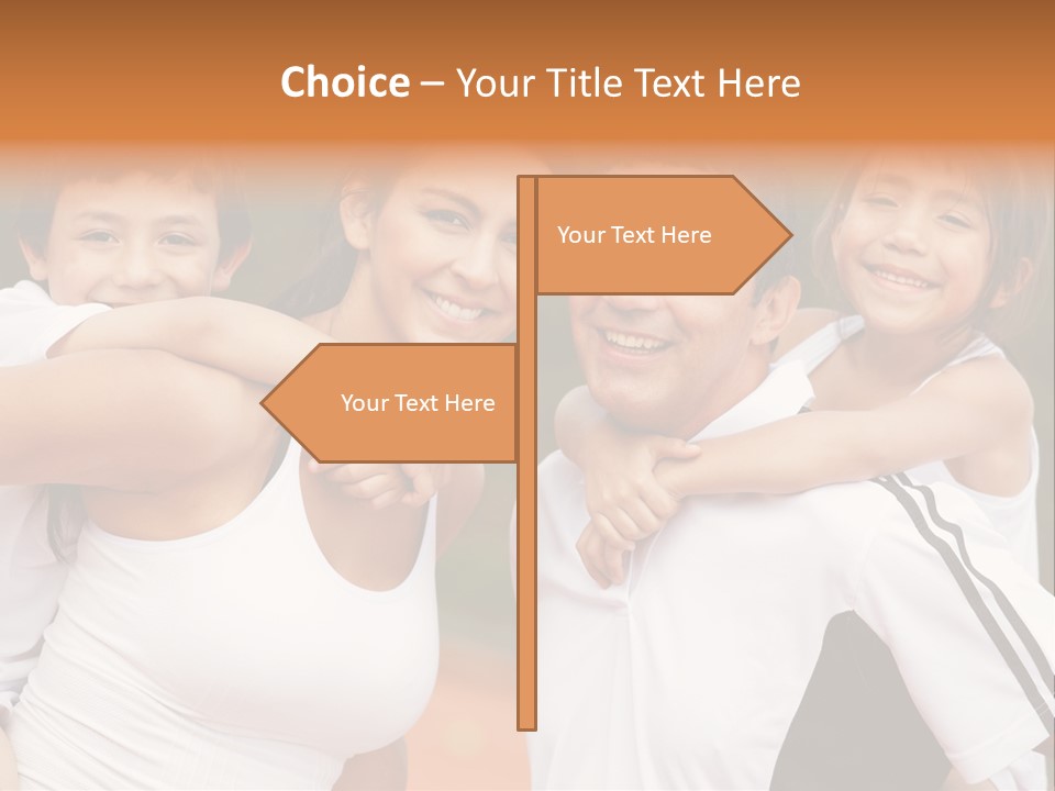 Fitness Match Smile PowerPoint Template