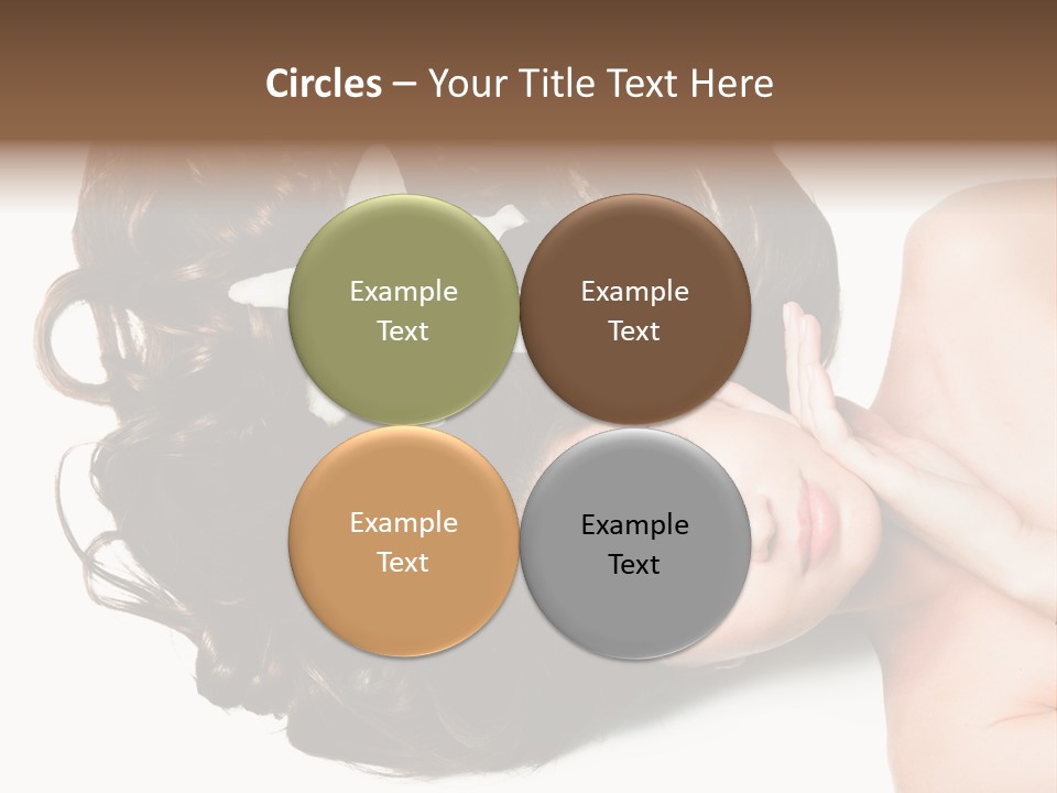 Caucasian Beauty  PowerPoint Template