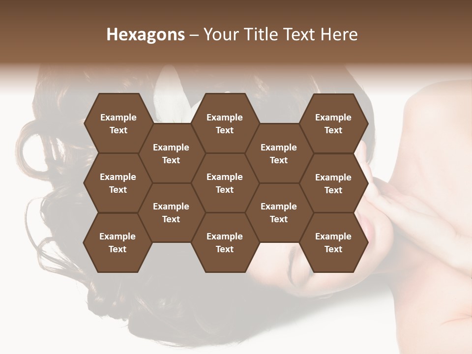 Caucasian Beauty  PowerPoint Template