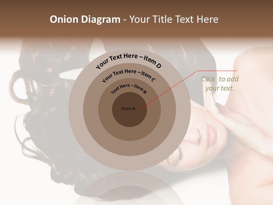 Caucasian Beauty  PowerPoint Template