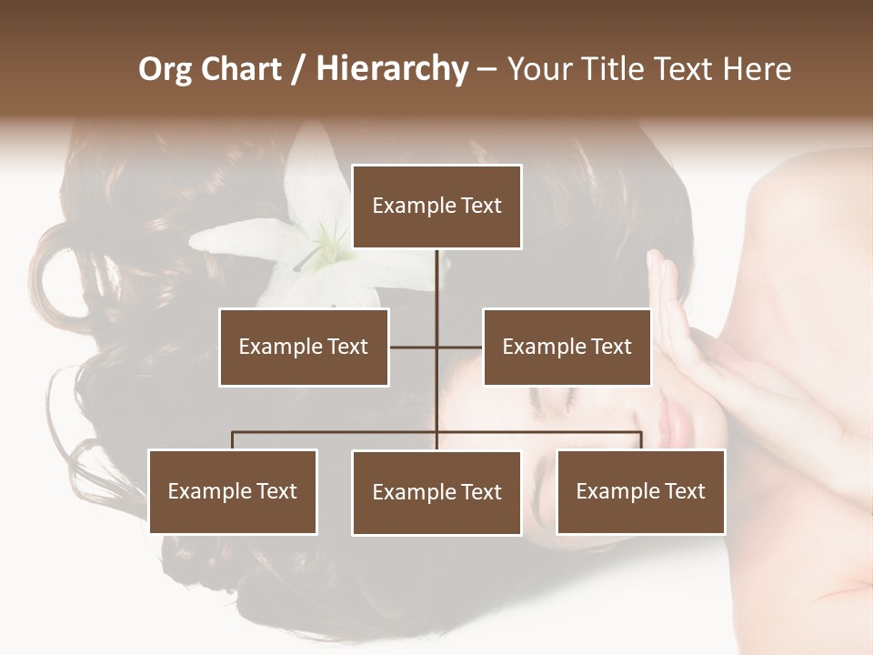 Caucasian Beauty  PowerPoint Template