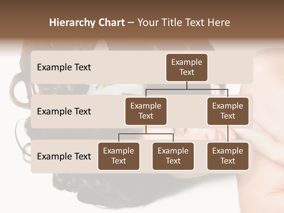 Caucasian Beauty  PowerPoint Template