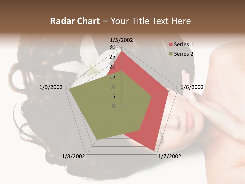 Caucasian Beauty  PowerPoint Template