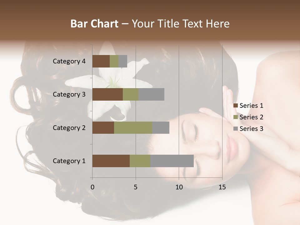 Caucasian Beauty  PowerPoint Template