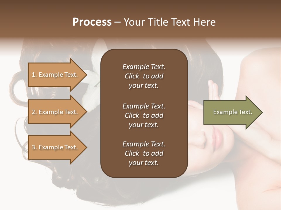 Caucasian Beauty  PowerPoint Template