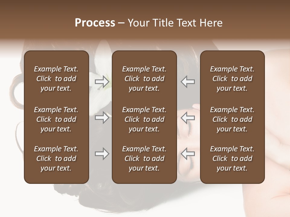Caucasian Beauty  PowerPoint Template
