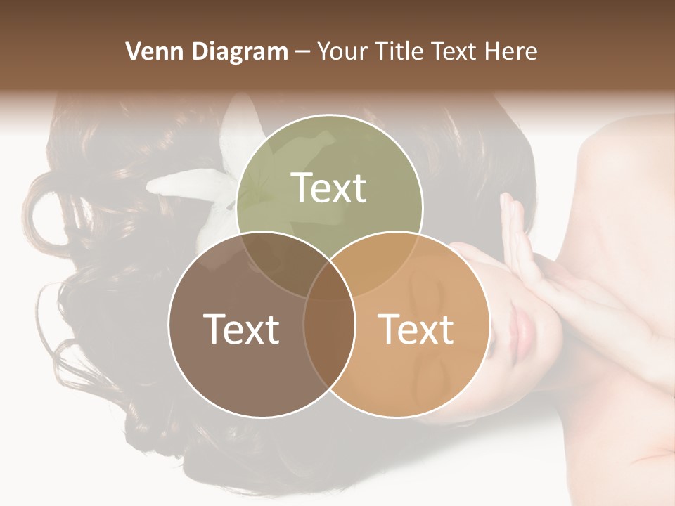 Caucasian Beauty  PowerPoint Template