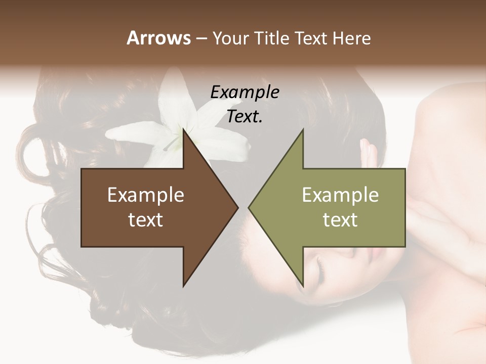 Caucasian Beauty  PowerPoint Template