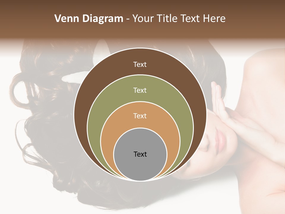 Caucasian Beauty  PowerPoint Template