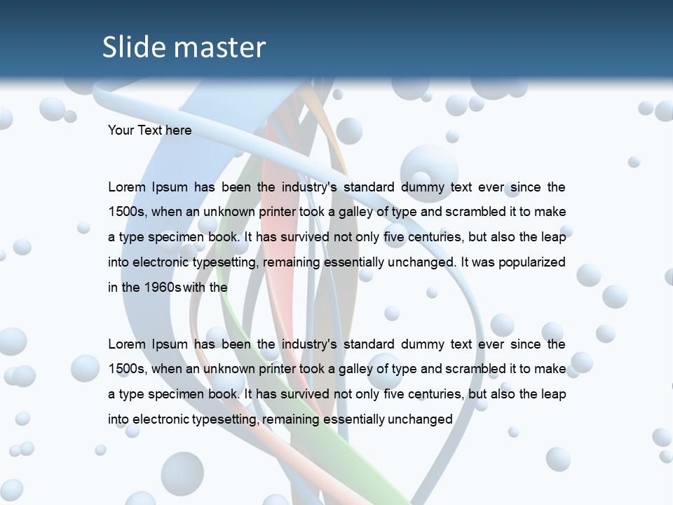 Life Chemistry Health PowerPoint Template