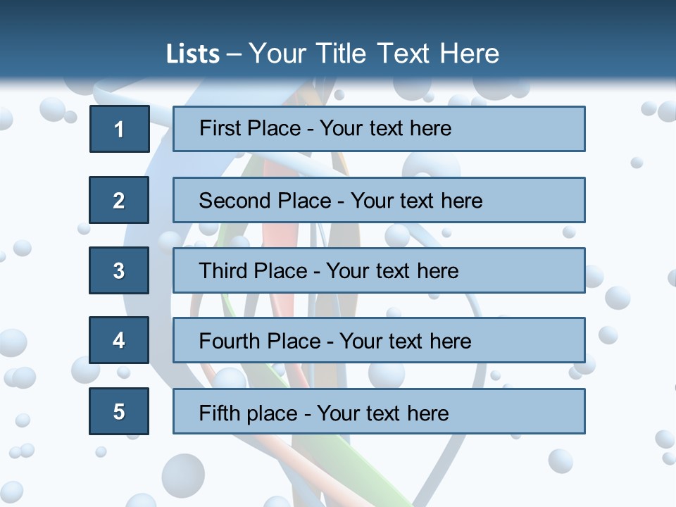 Life Chemistry Health PowerPoint Template