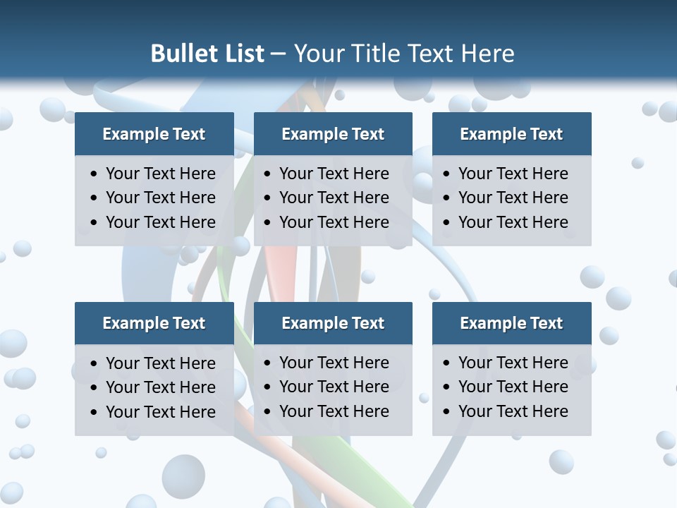 Life Chemistry Health PowerPoint Template