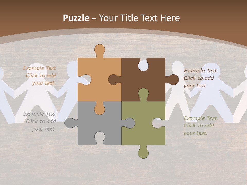 Men Togetherness Unity PowerPoint Template