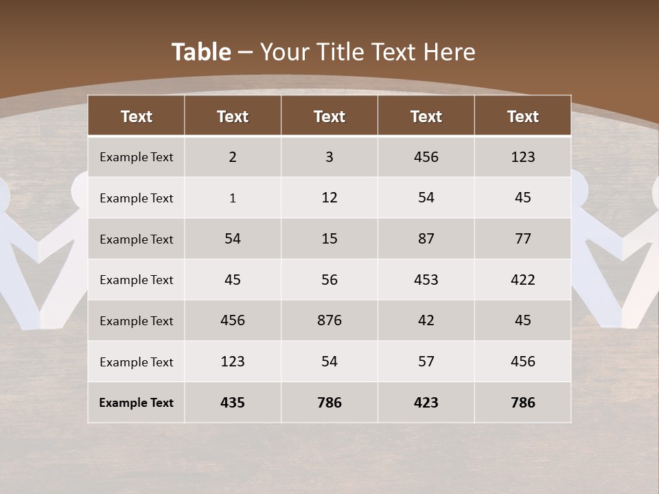 Men Togetherness Unity PowerPoint Template