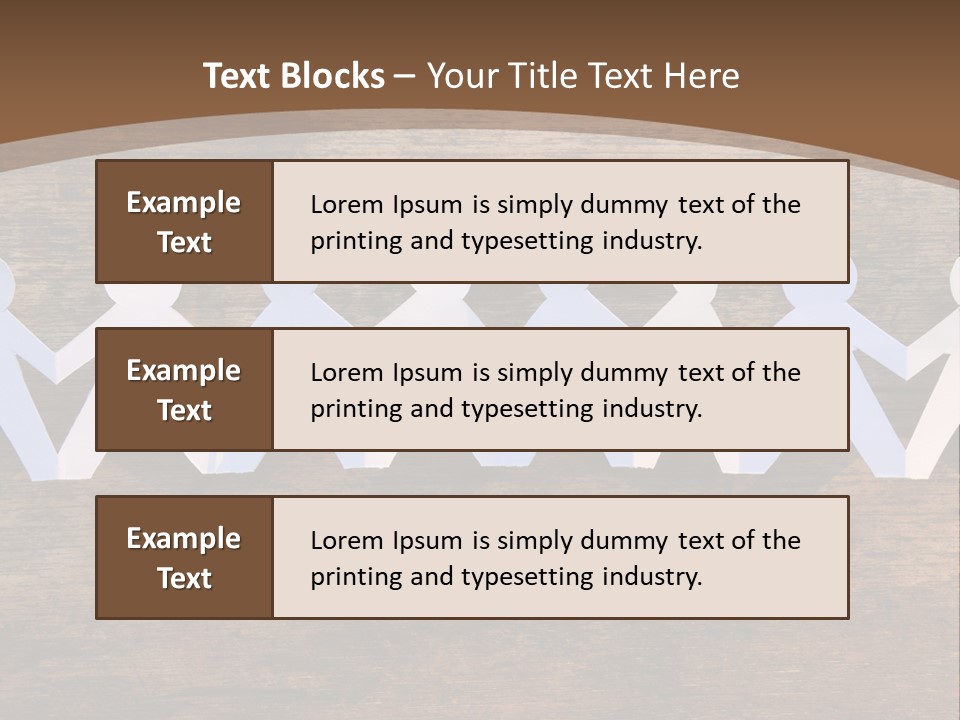 Men Togetherness Unity PowerPoint Template