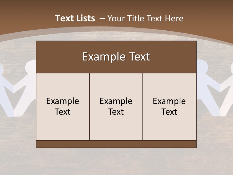 Men Togetherness Unity PowerPoint Template