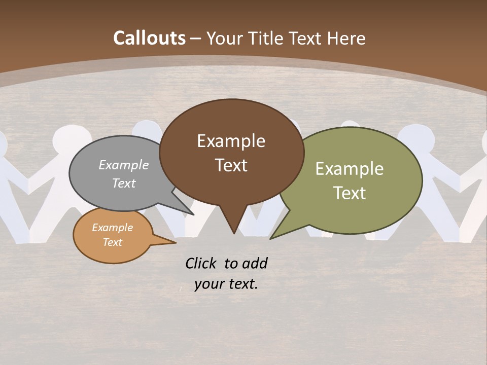 Men Togetherness Unity PowerPoint Template