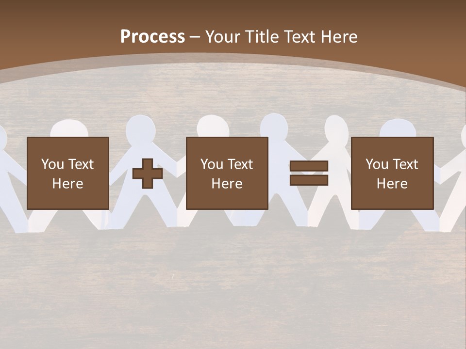 Men Togetherness Unity PowerPoint Template