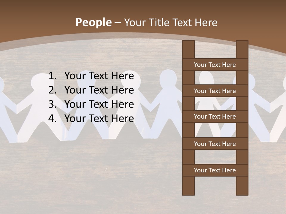 Men Togetherness Unity PowerPoint Template