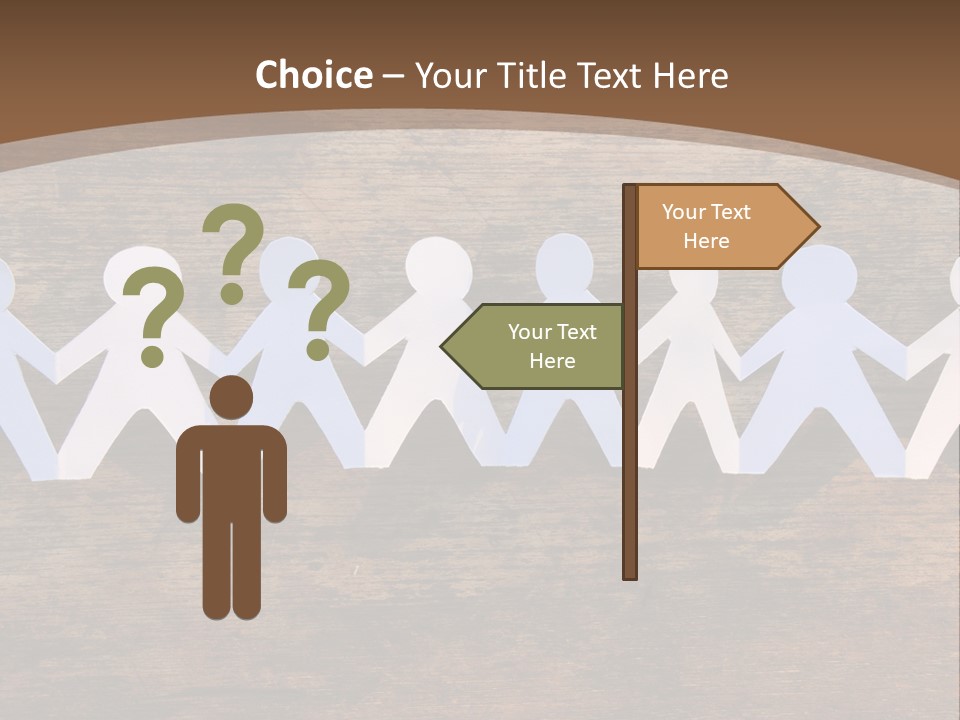 Men Togetherness Unity PowerPoint Template