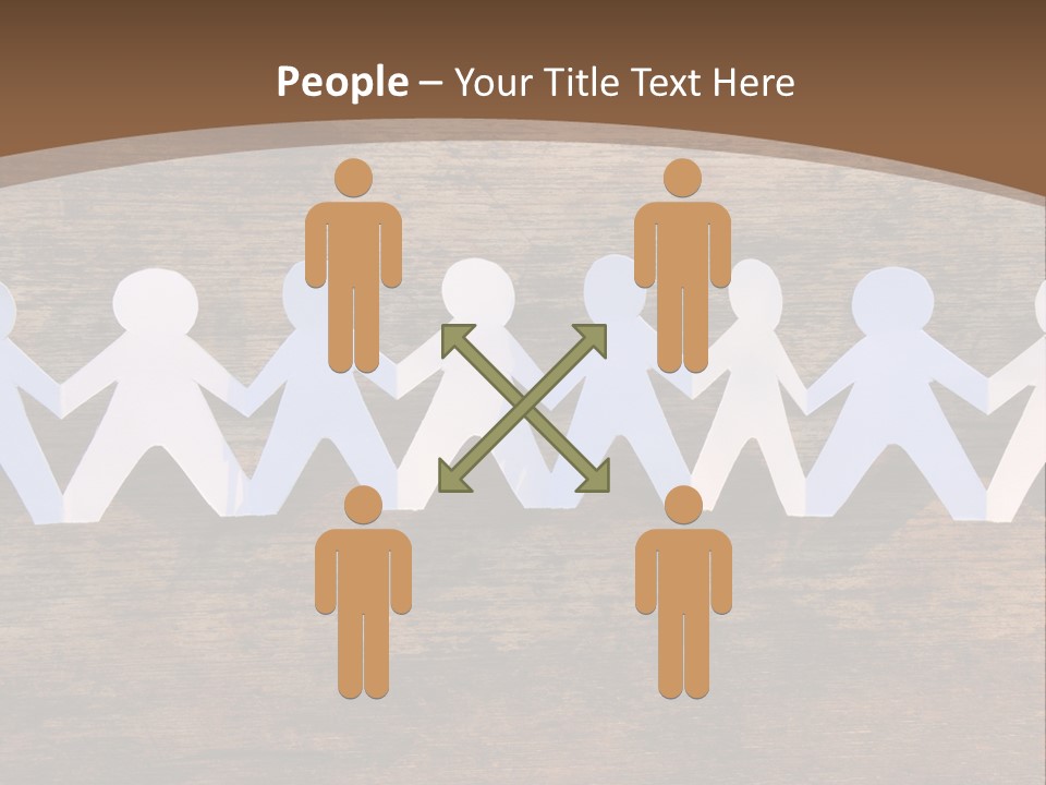 Men Togetherness Unity PowerPoint Template