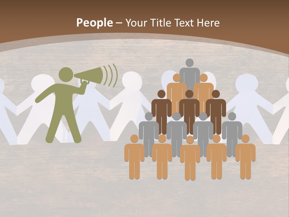 Men Togetherness Unity PowerPoint Template