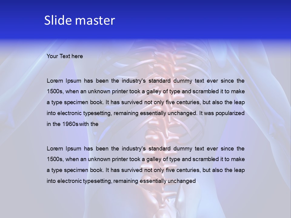 Xray People Pain PowerPoint Template