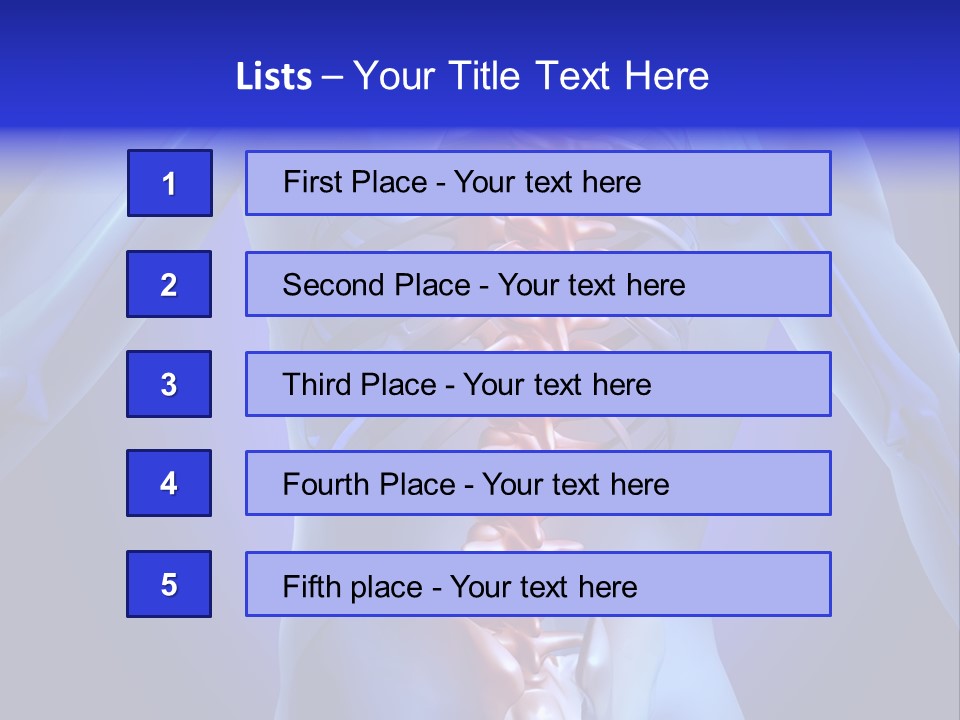 Xray People Pain PowerPoint Template