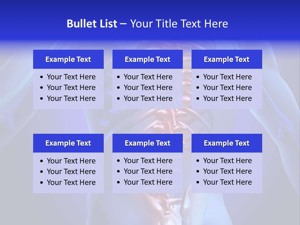Xray People Pain PowerPoint Template