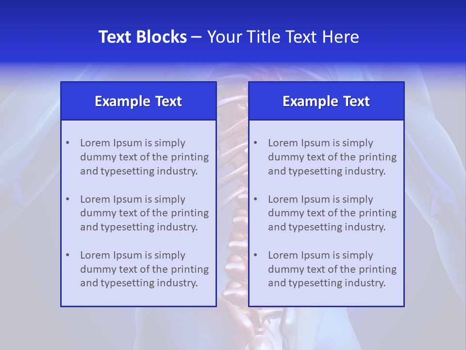 Xray People Pain PowerPoint Template
