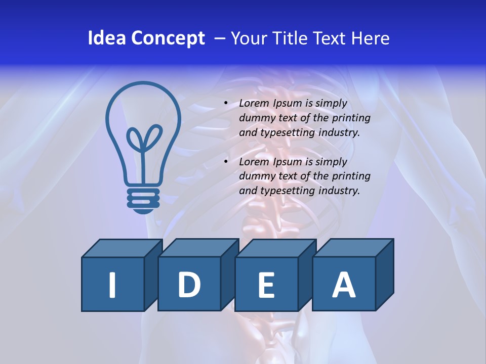 Xray People Pain PowerPoint Template