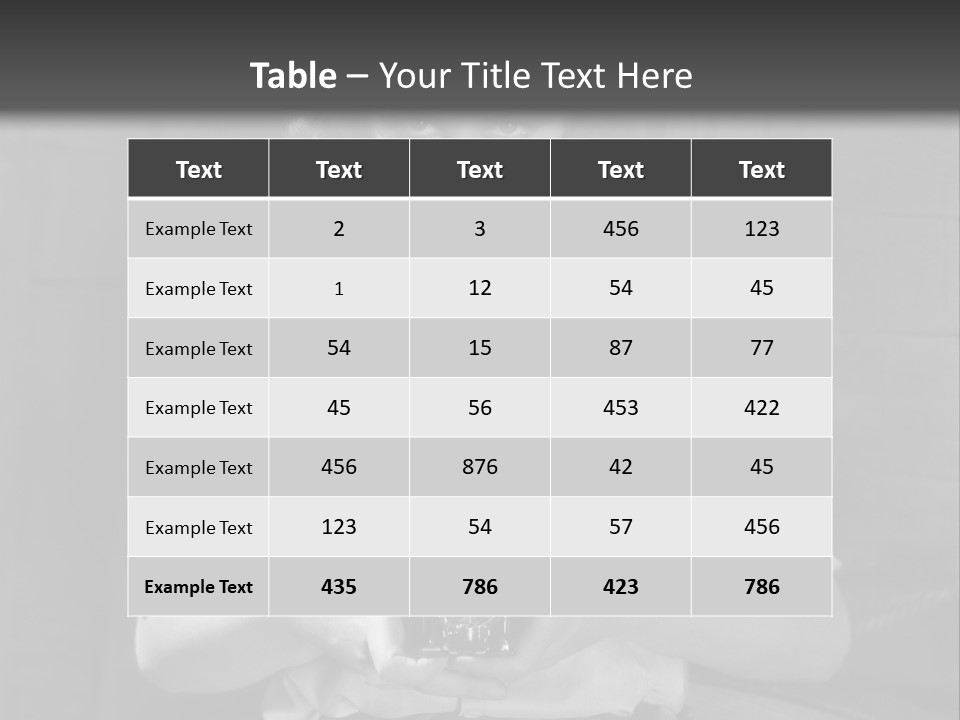 A Black And White Photo Of A Woman Holding A Camera PowerPoint Template