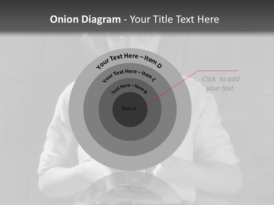 A Black And White Photo Of A Woman Holding A Camera PowerPoint Template