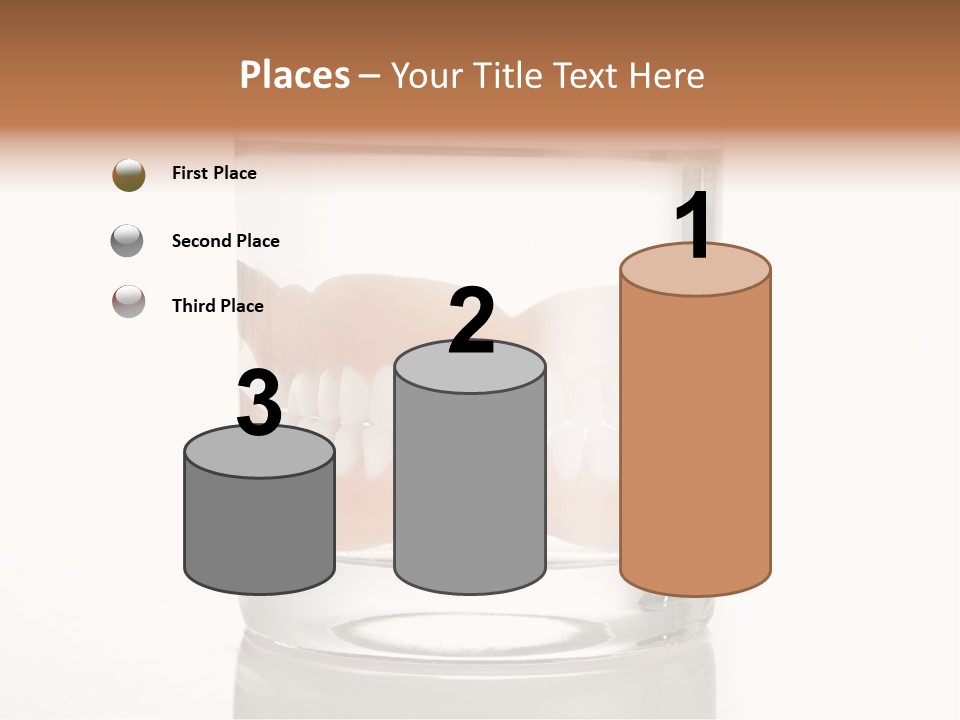 Toothpaste Glasses Smile PowerPoint Template