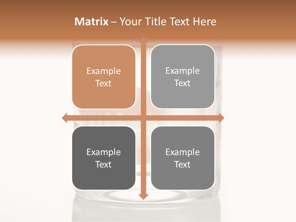 Toothpaste Glasses Smile PowerPoint Template