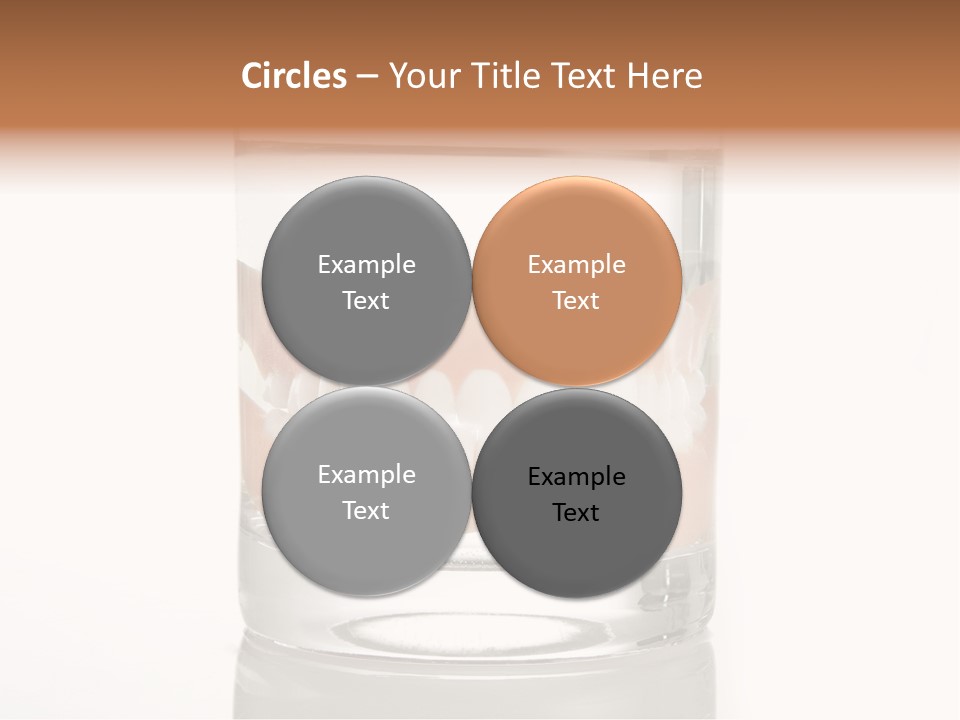 Toothpaste Glasses Smile PowerPoint Template