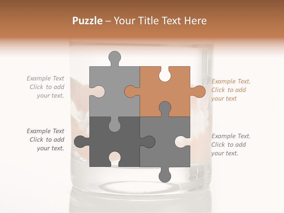 Toothpaste Glasses Smile PowerPoint Template