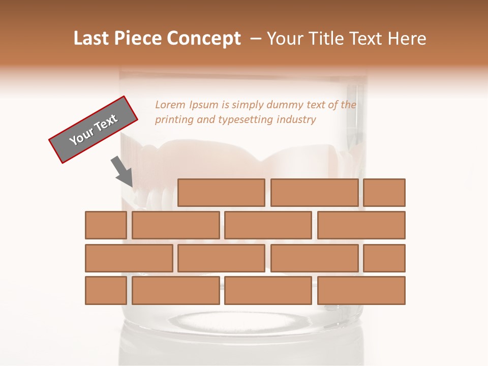 Toothpaste Glasses Smile PowerPoint Template