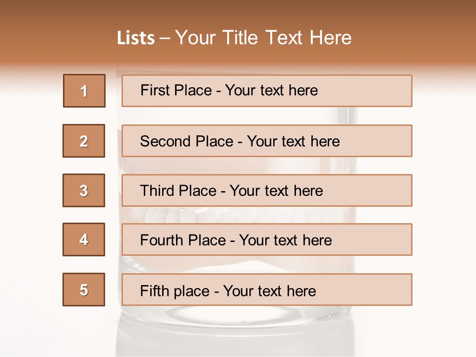 Toothpaste Glasses Smile PowerPoint Template