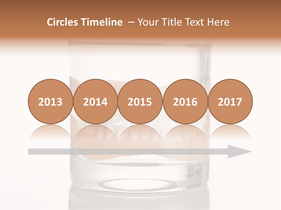 Toothpaste Glasses Smile PowerPoint Template