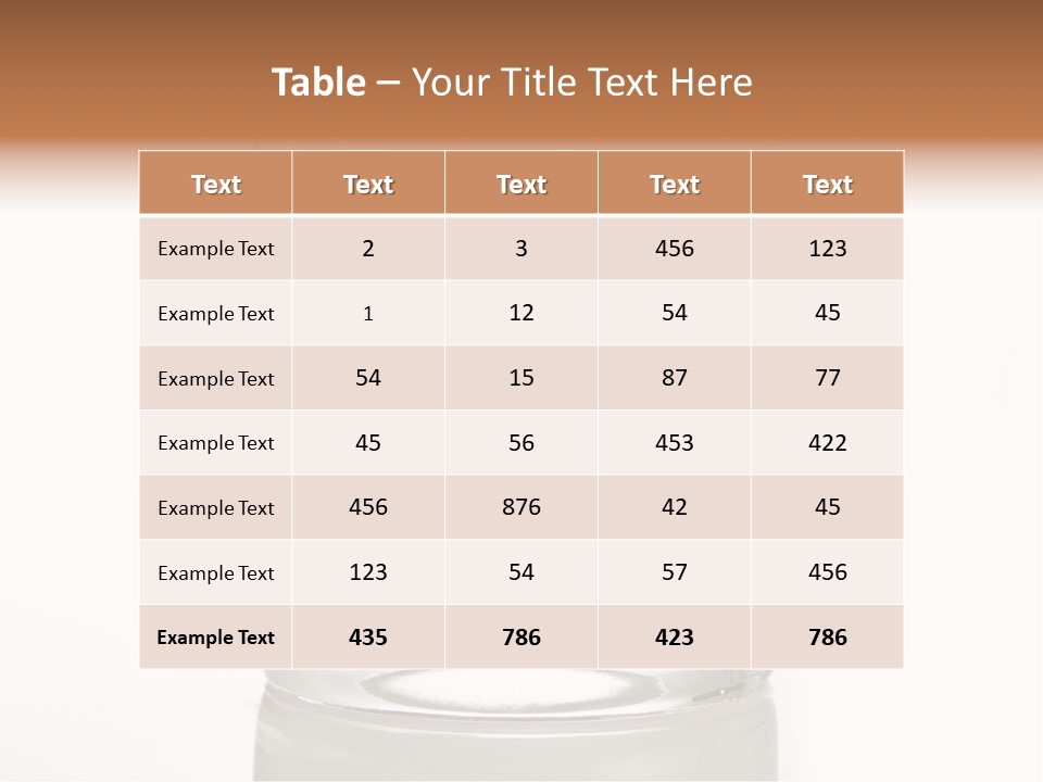 Toothpaste Glasses Smile PowerPoint Template