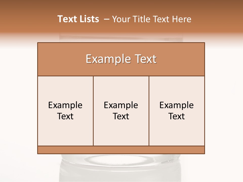 Toothpaste Glasses Smile PowerPoint Template