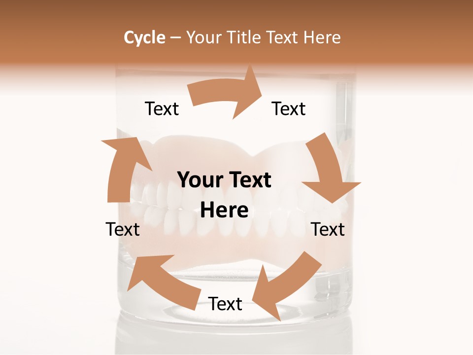 Toothpaste Glasses Smile PowerPoint Template