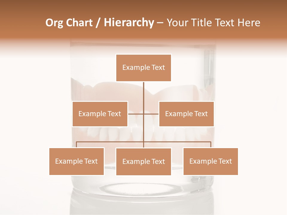Toothpaste Glasses Smile PowerPoint Template