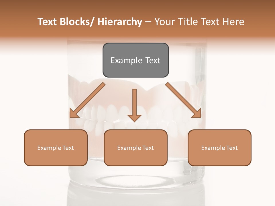 Toothpaste Glasses Smile PowerPoint Template