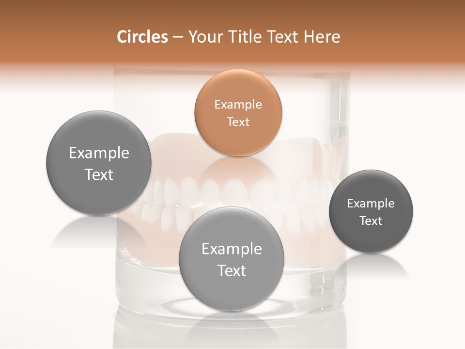 Toothpaste Glasses Smile PowerPoint Template