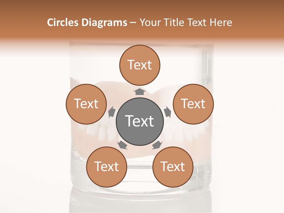 Toothpaste Glasses Smile PowerPoint Template