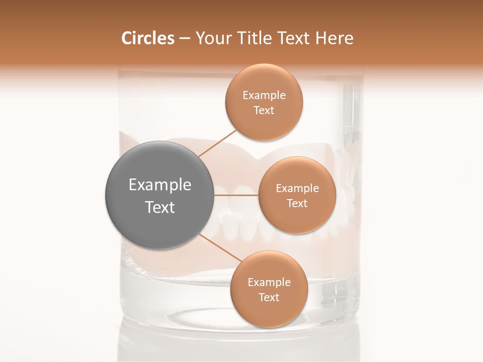 Toothpaste Glasses Smile PowerPoint Template