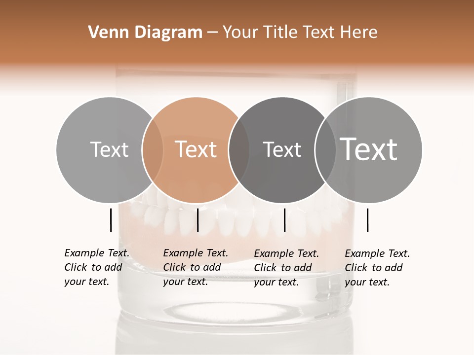 Toothpaste Glasses Smile PowerPoint Template